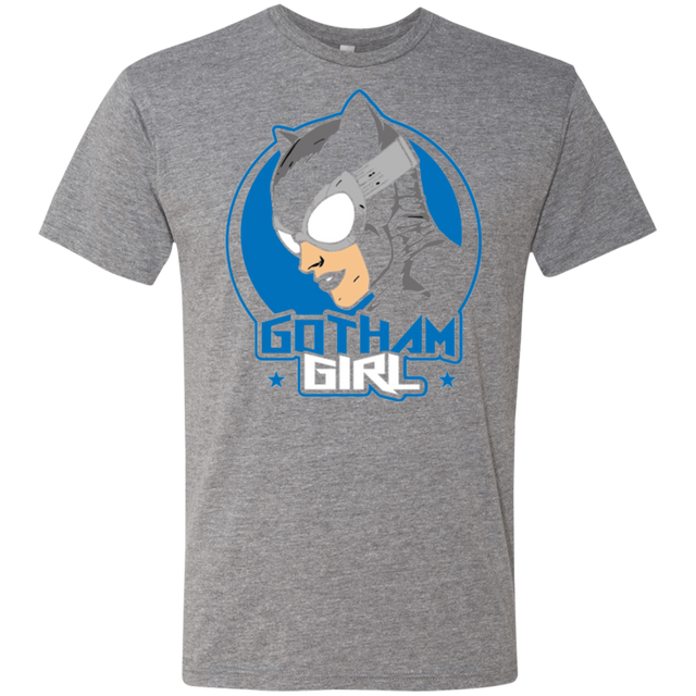 T-Shirts Premium Heather / Small Gotham Girl Men's Triblend T-Shirt