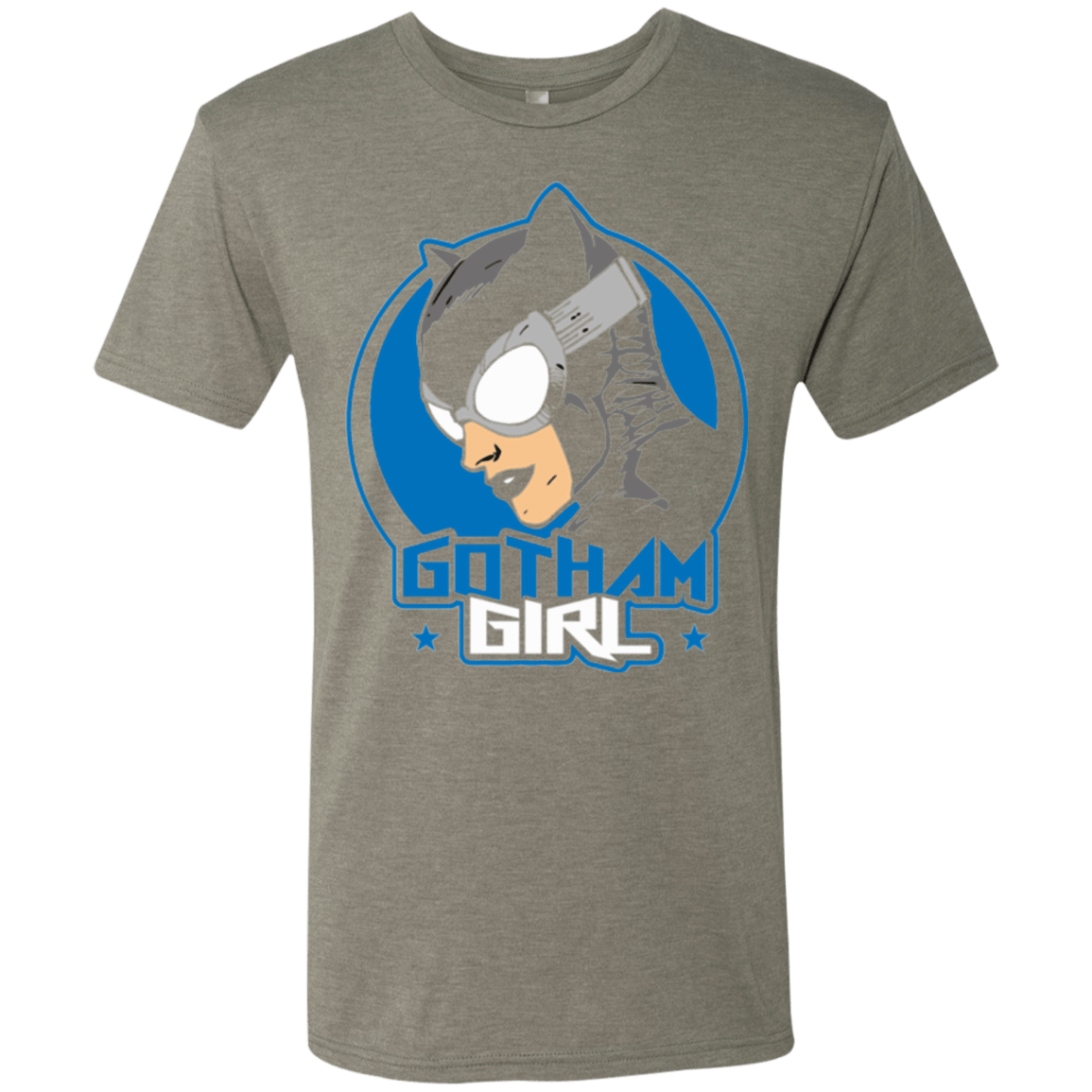 T-Shirts Venetian Grey / Small Gotham Girl Men's Triblend T-Shirt