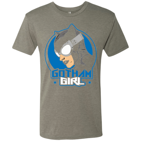 T-Shirts Venetian Grey / Small Gotham Girl Men's Triblend T-Shirt