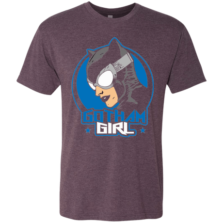 T-Shirts Vintage Purple / Small Gotham Girl Men's Triblend T-Shirt