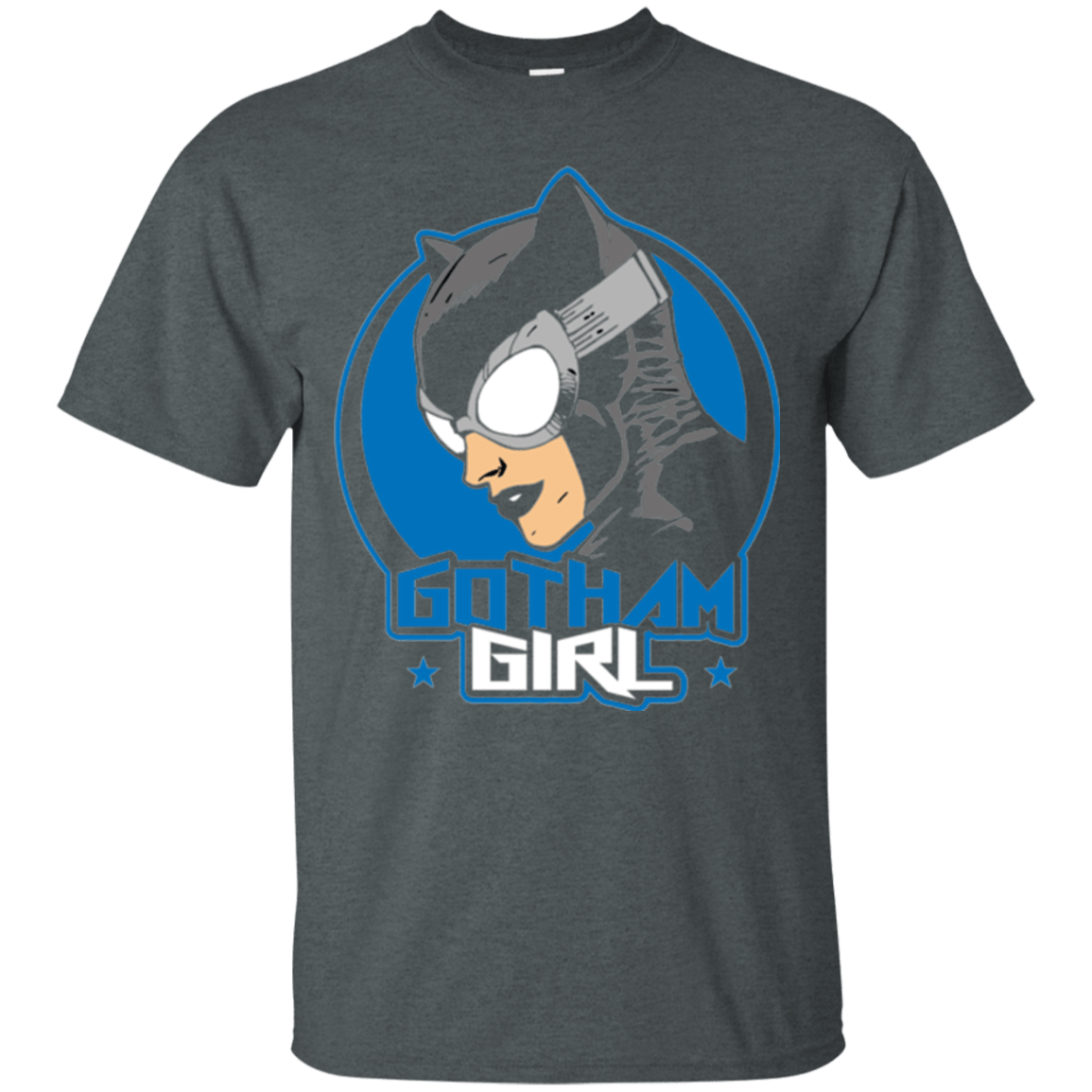 T-Shirts Dark Heather / Small Gotham Girl T-Shirt