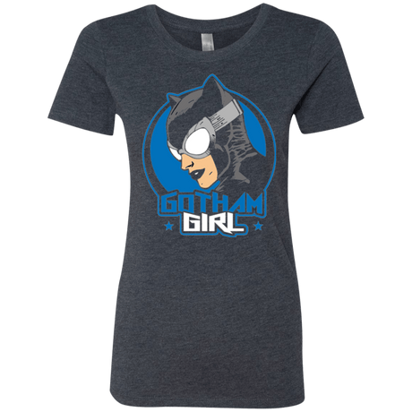 T-Shirts Vintage Navy / Small Gotham Girl Women's Triblend T-Shirt