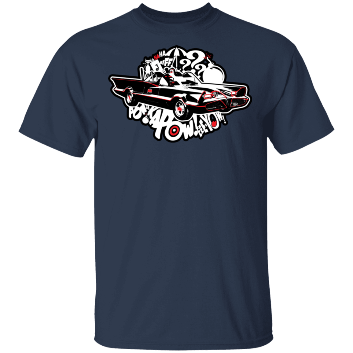 T-Shirts Navy / S Gotham KAPOW T-Shirt