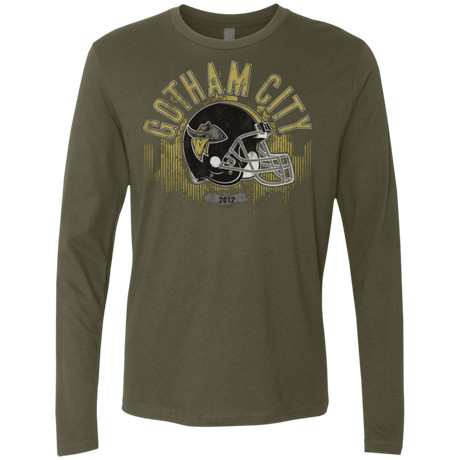 T-Shirts Military Green / Small Gotham Rogues Men's Premium Long Sleeve