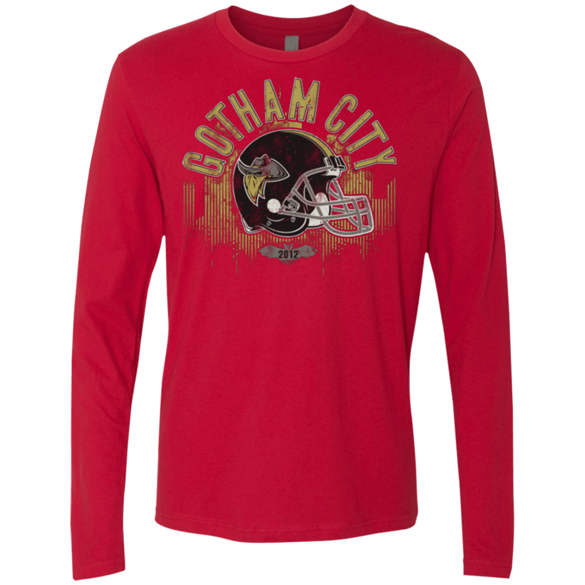 T-Shirts Red / Small Gotham Rogues Men's Premium Long Sleeve