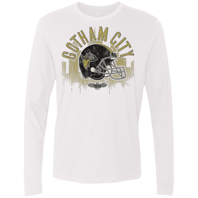 T-Shirts White / Small Gotham Rogues Men's Premium Long Sleeve