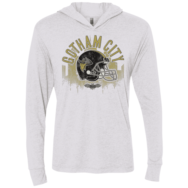 T-Shirts Heather White / X-Small Gotham Rogues Triblend Long Sleeve Hoodie Tee