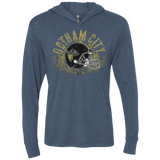 T-Shirts Indigo / X-Small Gotham Rogues Triblend Long Sleeve Hoodie Tee