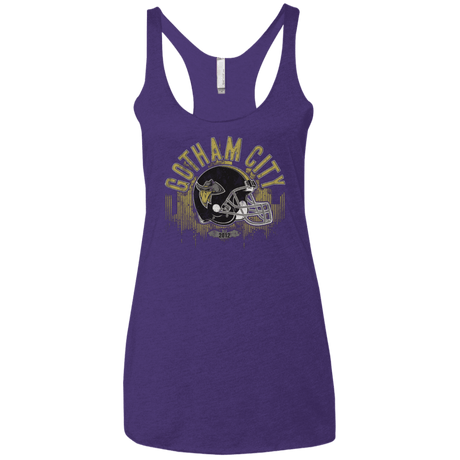T-Shirts Purple / X-Small Gotham Rogues Women's Triblend Racerback Tank