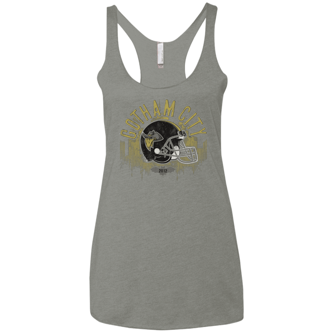 T-Shirts Venetian Grey / X-Small Gotham Rogues Women's Triblend Racerback Tank
