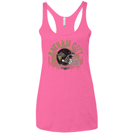 T-Shirts Vintage Pink / X-Small Gotham Rogues Women's Triblend Racerback Tank