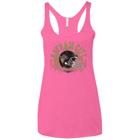 T-Shirts Vintage Pink / X-Small Gotham Rogues Women's Triblend Racerback Tank