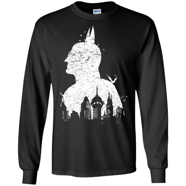 T-Shirts Black / S Gotham Shadow Men's Long Sleeve T-Shirt
