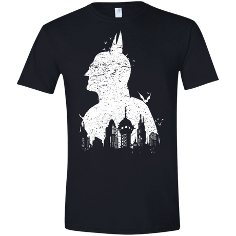T-Shirts Black / X-Small Gotham Shadow Men's Semi-Fitted Softstyle