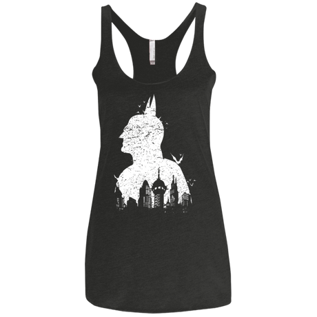 T-Shirts Vintage Black / X-Small Gotham Shadow Women's Triblend Racerback Tank
