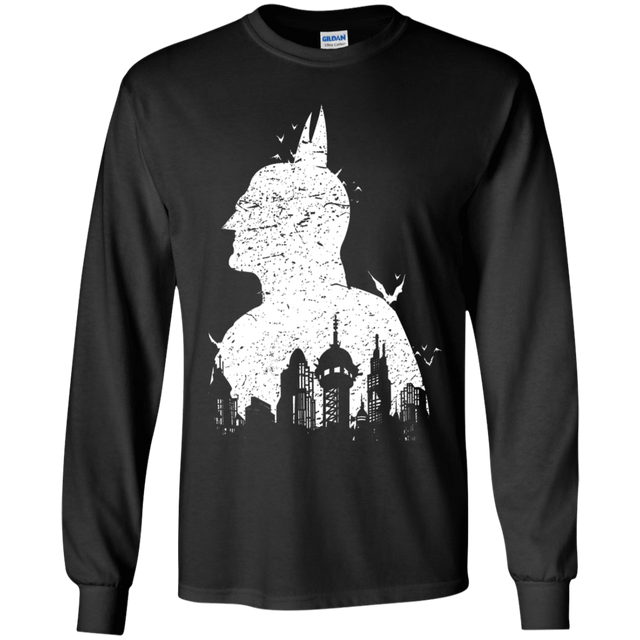 T-Shirts Black / YS Gotham Shadow Youth Long Sleeve T-Shirt