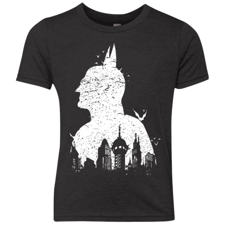 T-Shirts Vintage Black / YXS Gotham Shadow Youth Triblend T-Shirt