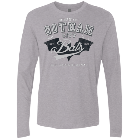 T-Shirts Heather Grey / Small Gotham U Men's Premium Long Sleeve