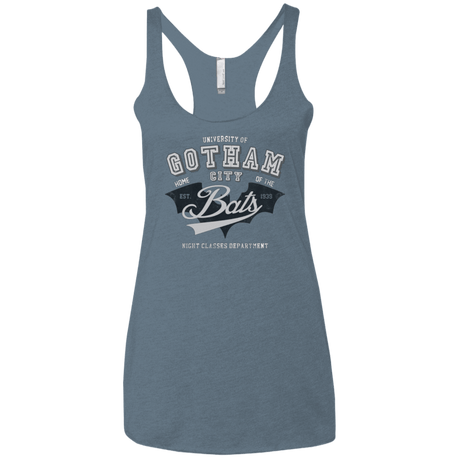 T-Shirts Indigo / X-Small Gotham U Women's Triblend Racerback Tank