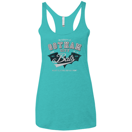 T-Shirts Tahiti Blue / X-Small Gotham U Women's Triblend Racerback Tank