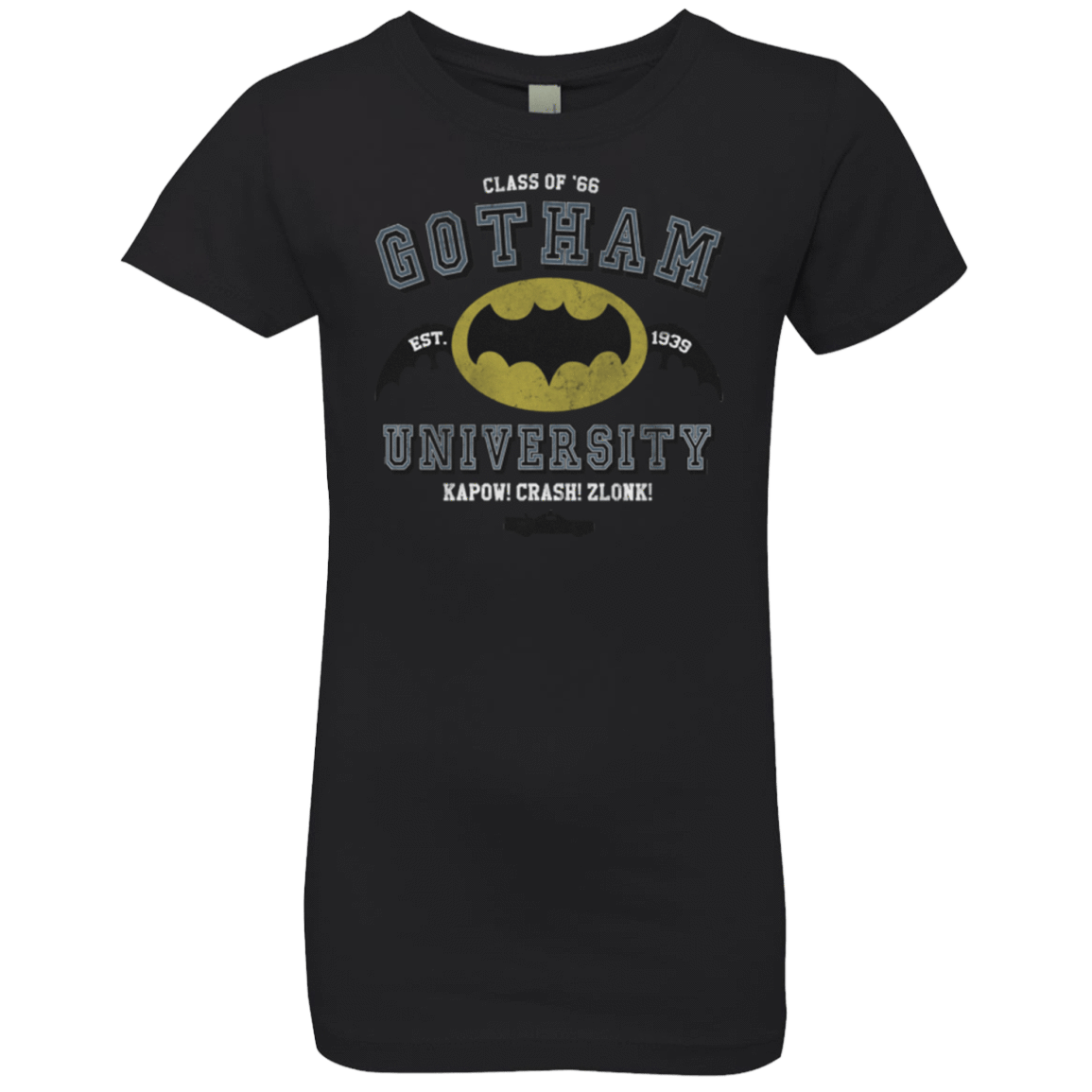 T-Shirts Black / YXS Gotham University Girls Premium T-Shirt