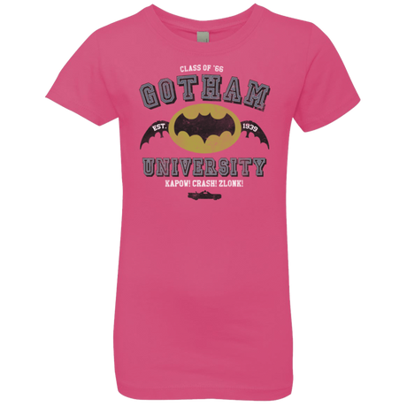 T-Shirts Hot Pink / YXS Gotham University Girls Premium T-Shirt