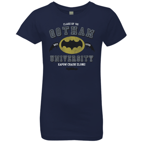 T-Shirts Midnight Navy / YXS Gotham University Girls Premium T-Shirt