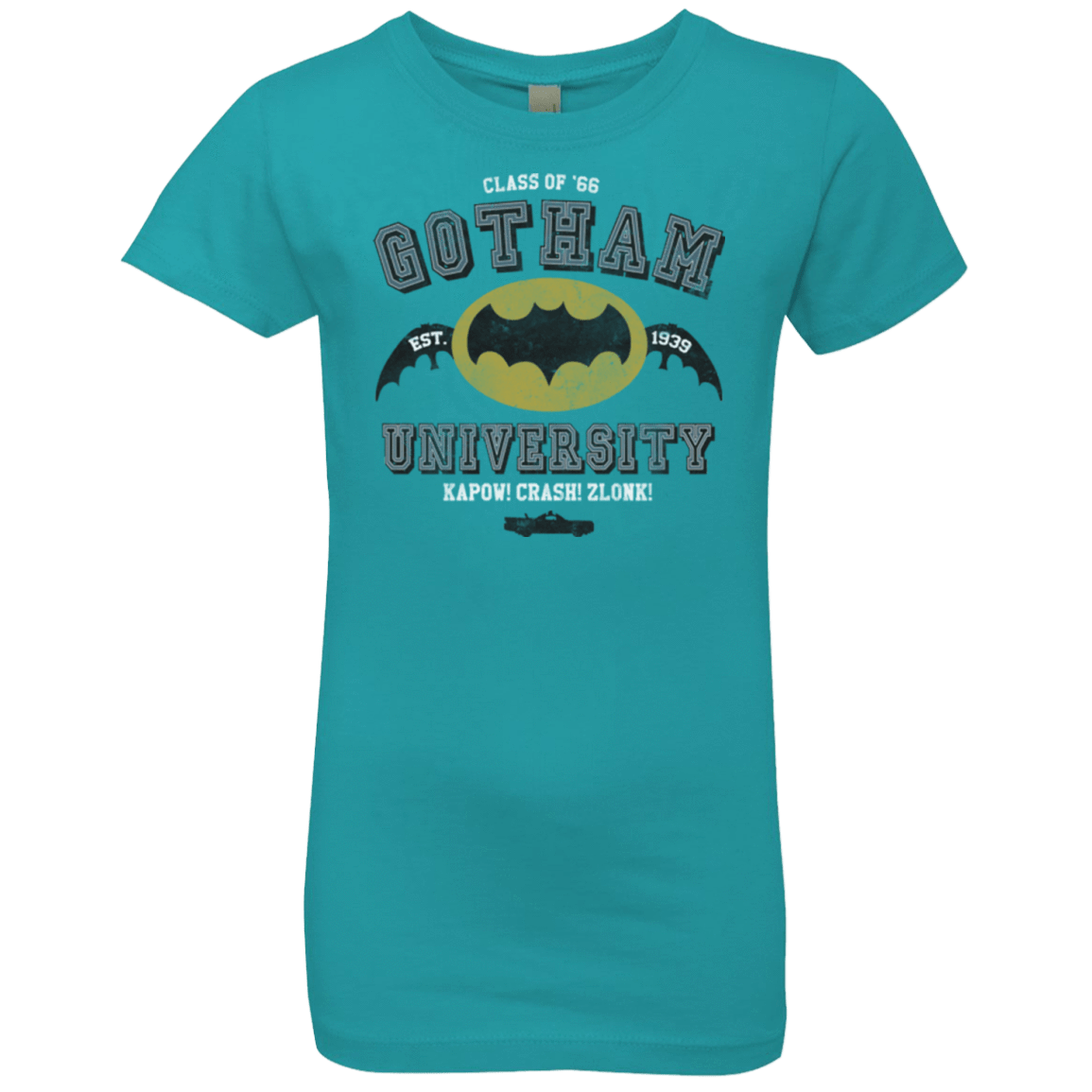 T-Shirts Tahiti Blue / YXS Gotham University Girls Premium T-Shirt