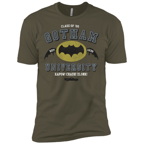 T-Shirts Military Green / X-Small Gotham University Men's Premium T-Shirt
