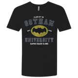 T-Shirts Black / X-Small Gotham University Men's Premium V-Neck