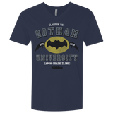 T-Shirts Midnight Navy / X-Small Gotham University Men's Premium V-Neck
