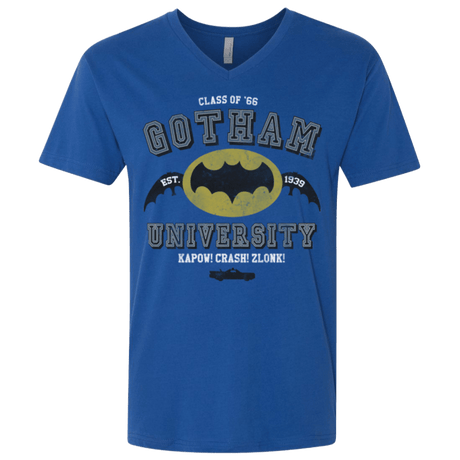 T-Shirts Royal / X-Small Gotham University Men's Premium V-Neck