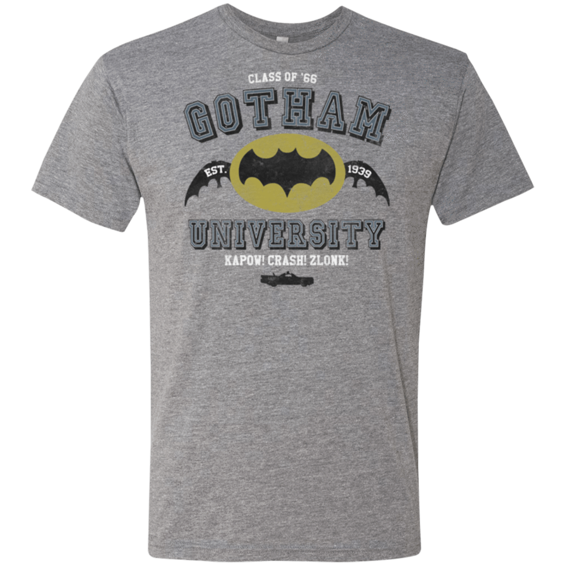 T-Shirts Premium Heather / Small Gotham University Men's Triblend T-Shirt