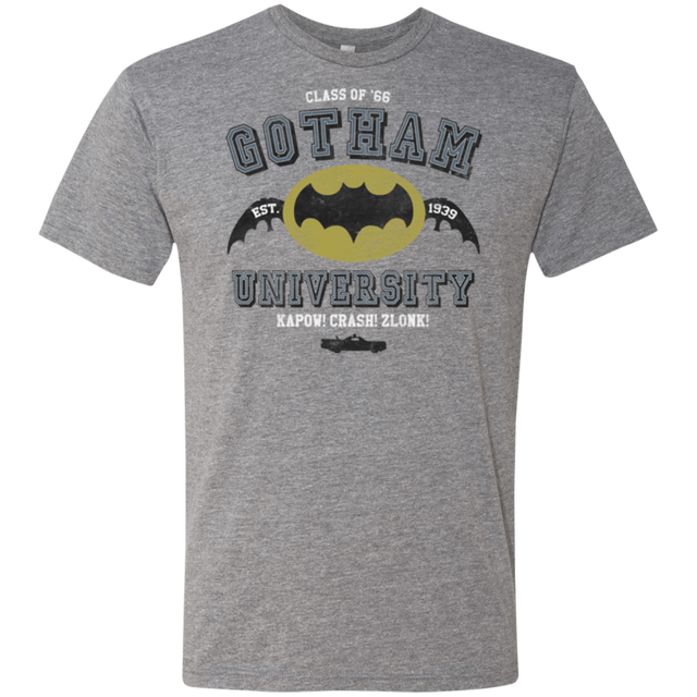 T-Shirts Premium Heather / Small Gotham University Men's Triblend T-Shirt