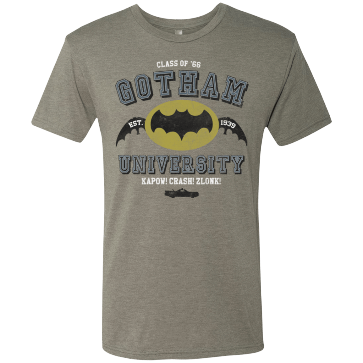 T-Shirts Venetian Grey / Small Gotham University Men's Triblend T-Shirt