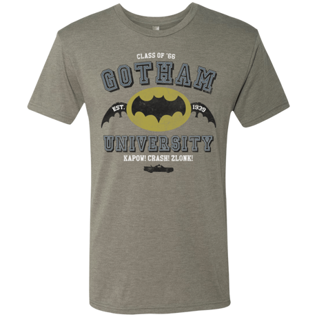T-Shirts Venetian Grey / Small Gotham University Men's Triblend T-Shirt