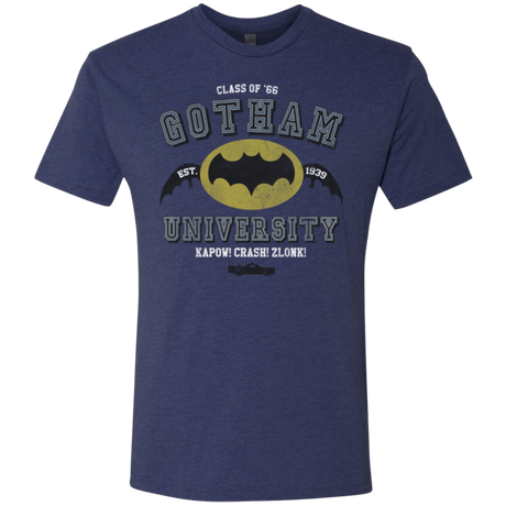 T-Shirts Vintage Navy / Small Gotham University Men's Triblend T-Shirt