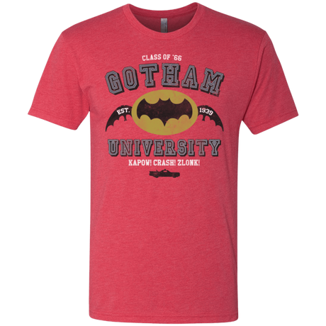 T-Shirts Vintage Red / Small Gotham University Men's Triblend T-Shirt
