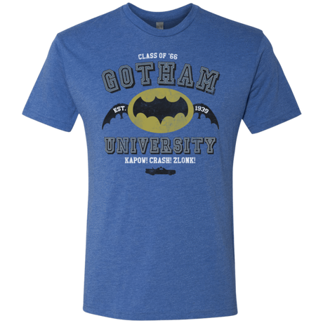 T-Shirts Vintage Royal / Small Gotham University Men's Triblend T-Shirt