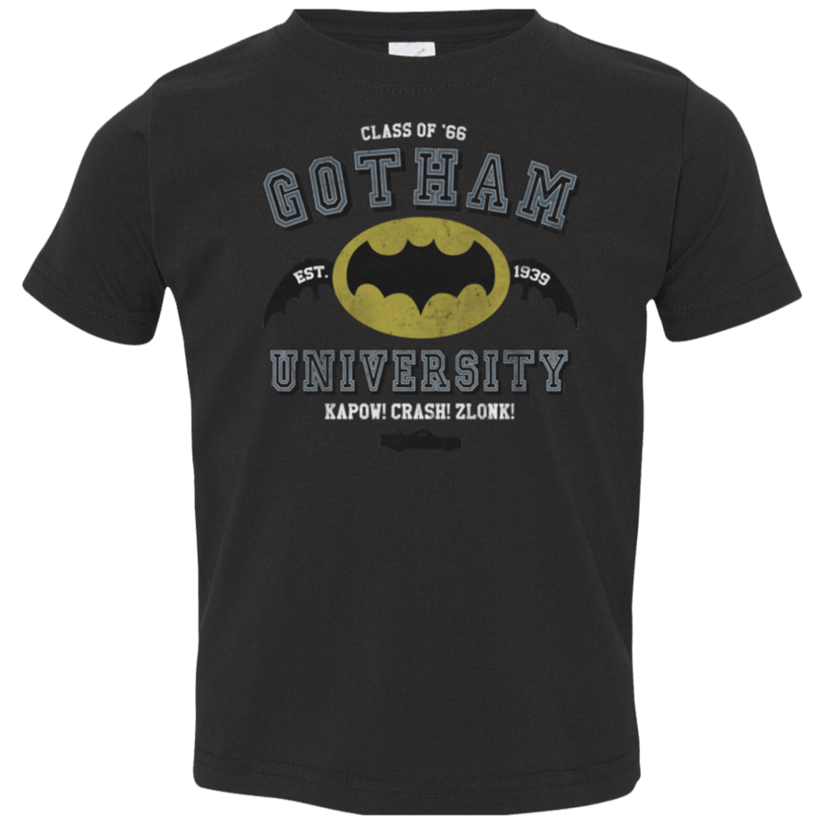 T-Shirts Black / 2T Gotham University Toddler Premium T-Shirt