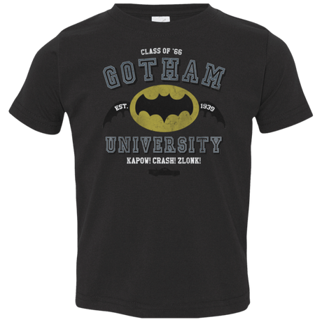 T-Shirts Black / 2T Gotham University Toddler Premium T-Shirt