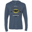 T-Shirts Indigo / X-Small Gotham University Triblend Long Sleeve Hoodie Tee