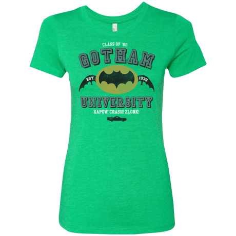 T-Shirts Envy / Small Gotham University Women's Triblend T-Shirt