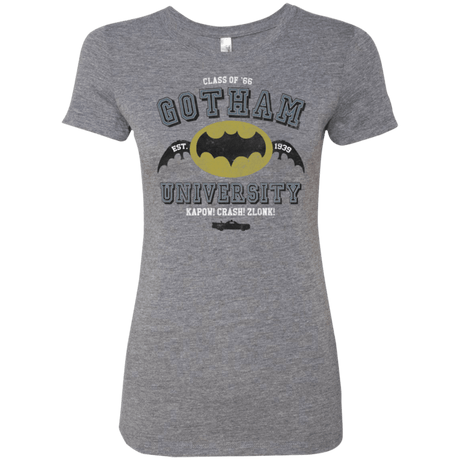 T-Shirts Premium Heather / Small Gotham University Women's Triblend T-Shirt