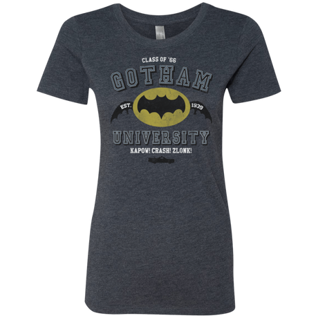 T-Shirts Vintage Navy / Small Gotham University Women's Triblend T-Shirt