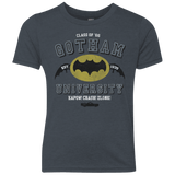 T-Shirts Vintage Navy / YXS Gotham University Youth Triblend T-Shirt
