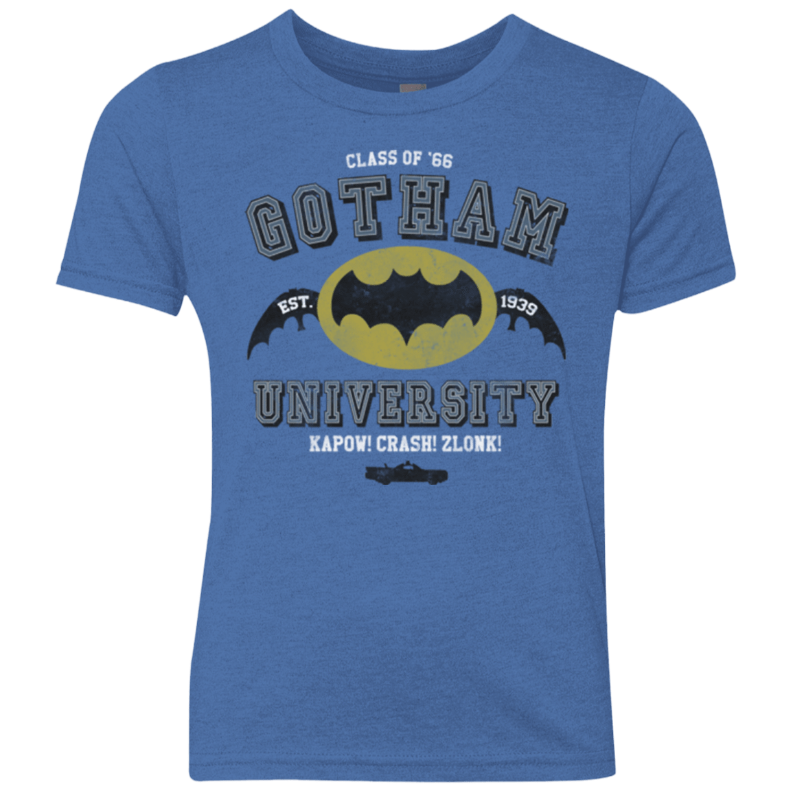 T-Shirts Vintage Royal / YXS Gotham University Youth Triblend T-Shirt