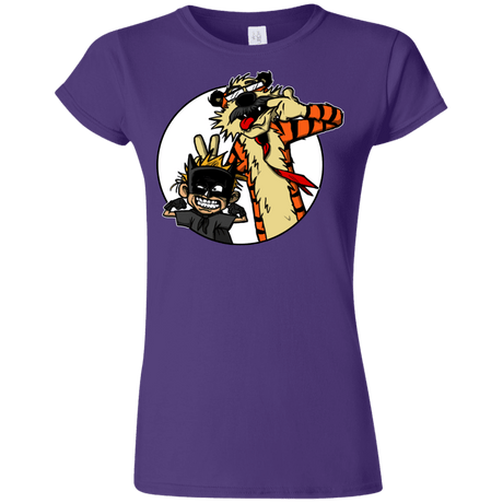T-Shirts Purple / Small Gothams Finest Junior Slimmer-Fit T-Shirt