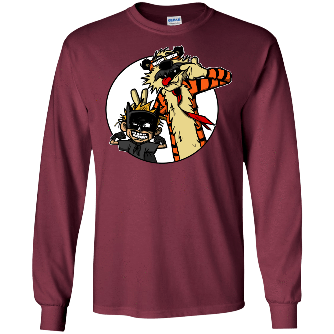 T-Shirts Maroon / Small Gothams Finest Long Sleeve T-Shirt