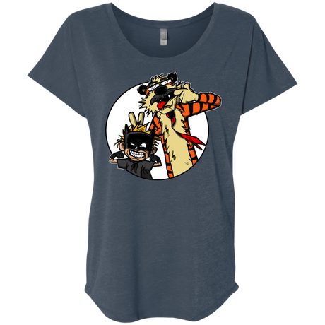 T-Shirts Indigo / X-Small Gothams Finest Triblend Dolman Sleeve
